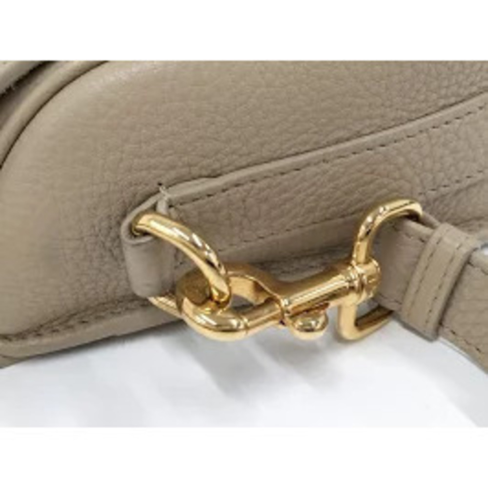 Christian Dior Boy Shoulder Bag Leather Beige - Picture 5 of 9